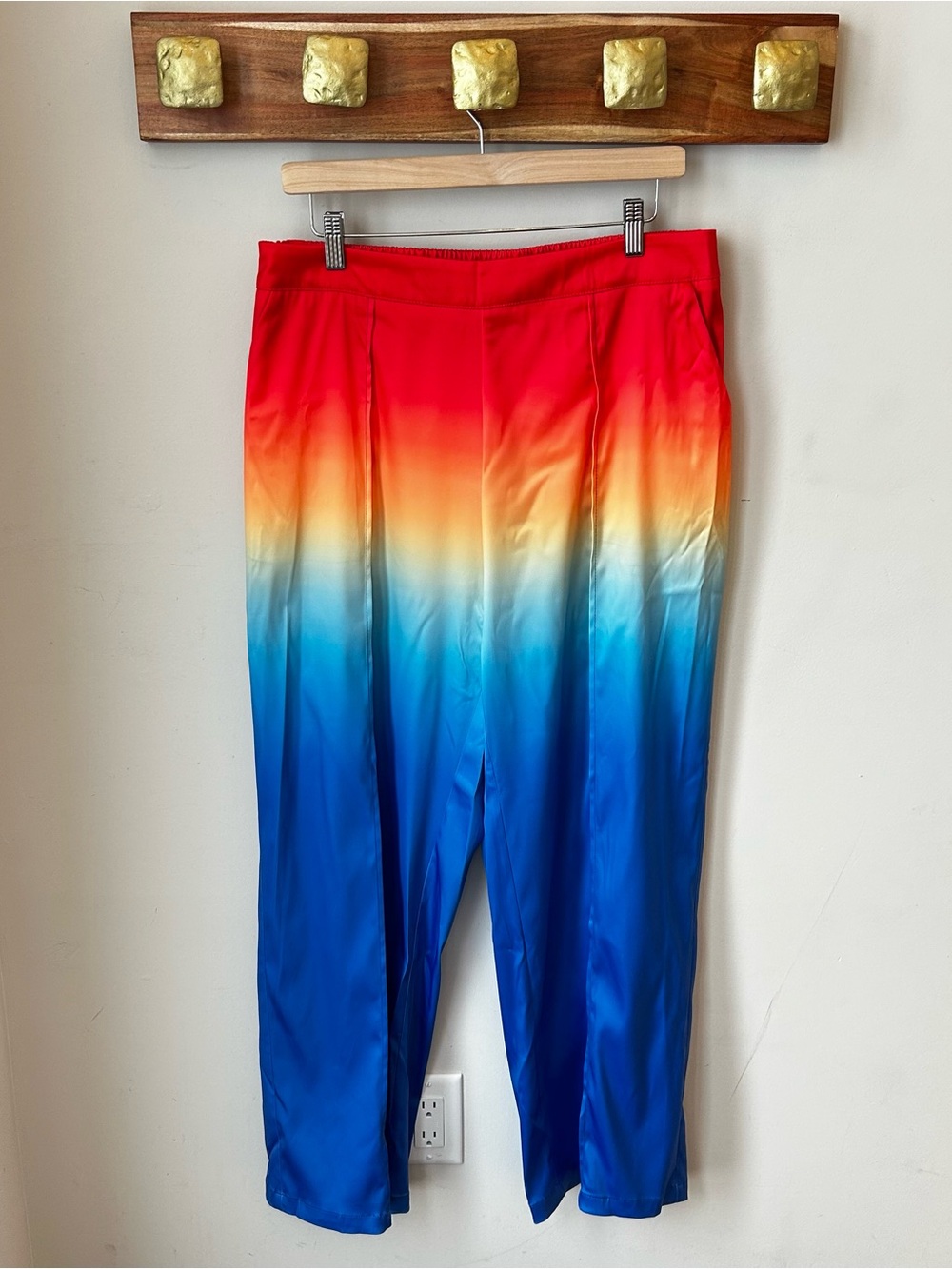 Rainbow Ombre Active Pants - Red to Blue NWT STYLEWE size XL